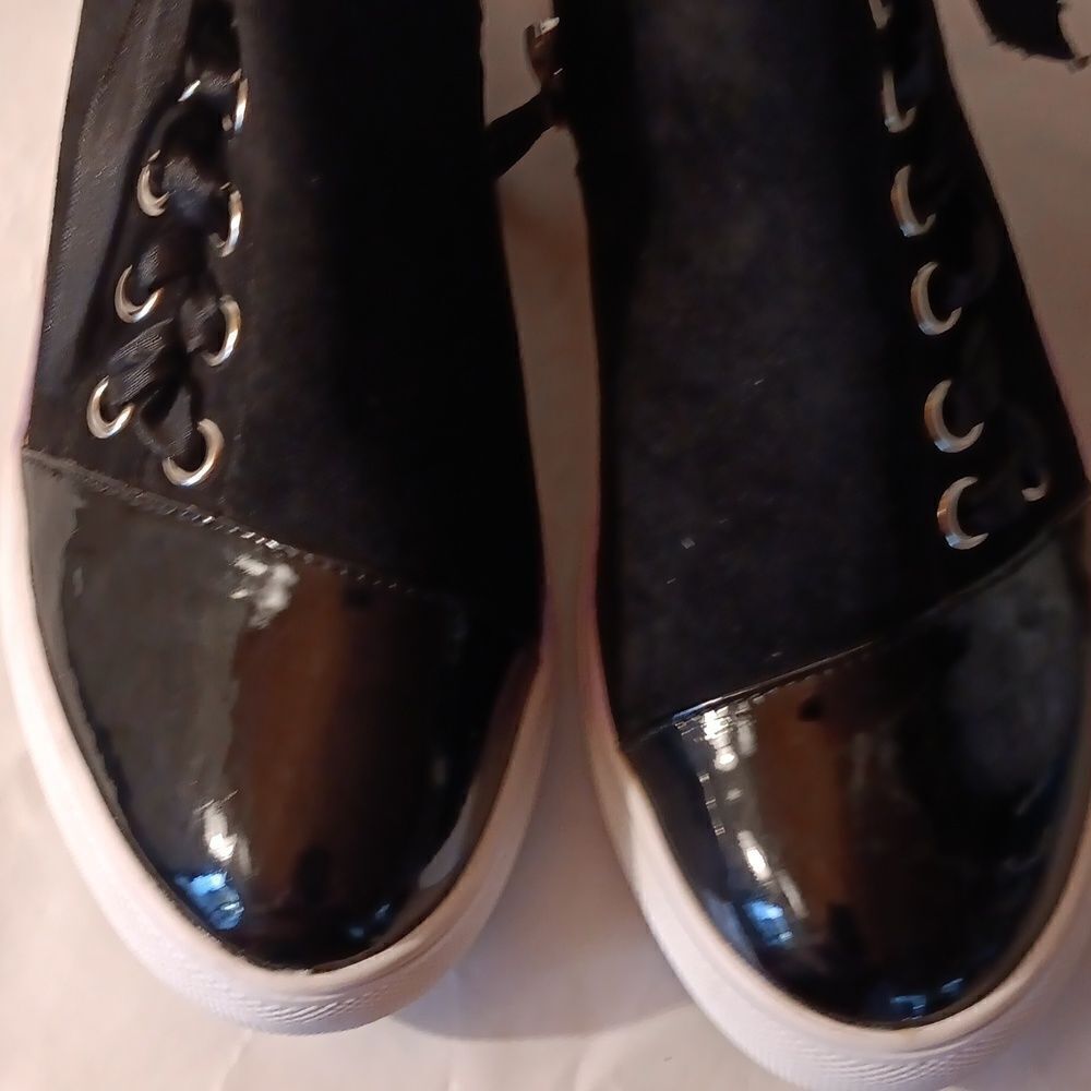 Midnight Velvet Hi-Top Sneakers - Picture 9 of 11